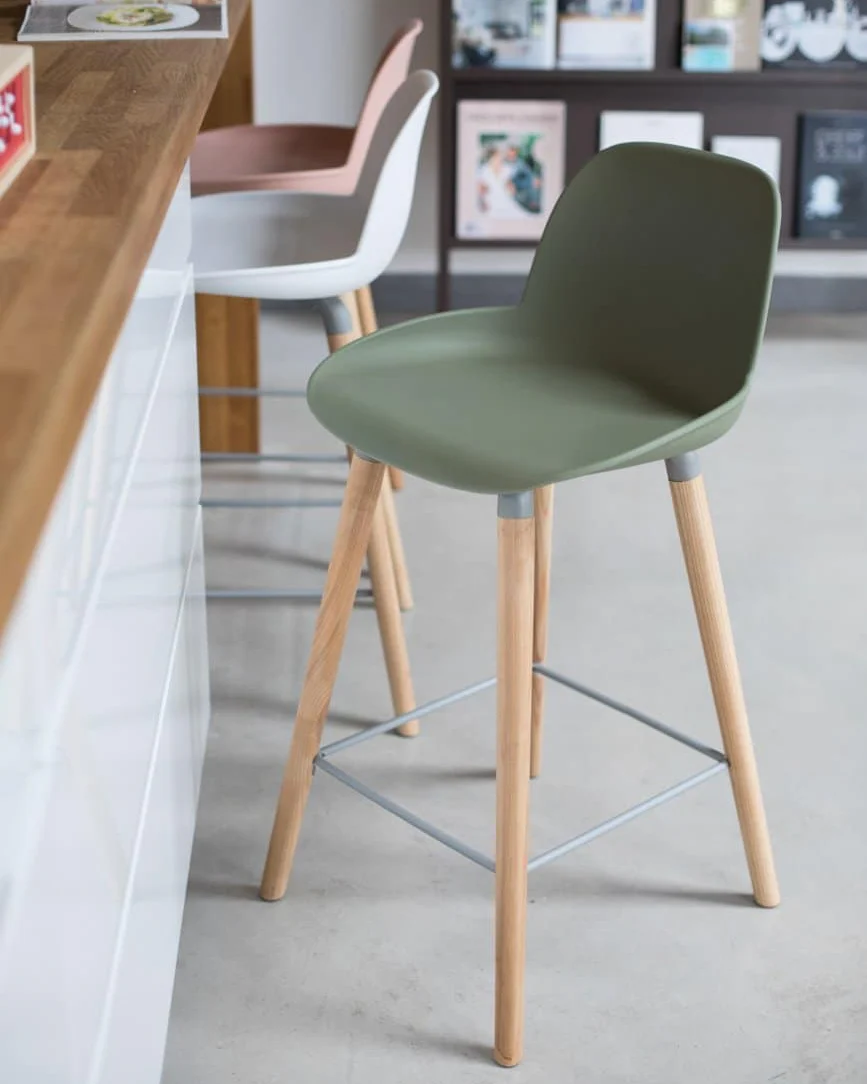 Counter Stool Albert- Green - Image 2