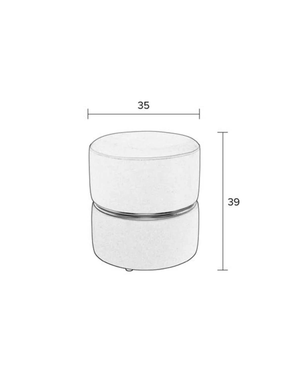 Bubbly Stool- Candy Pink - Image 4