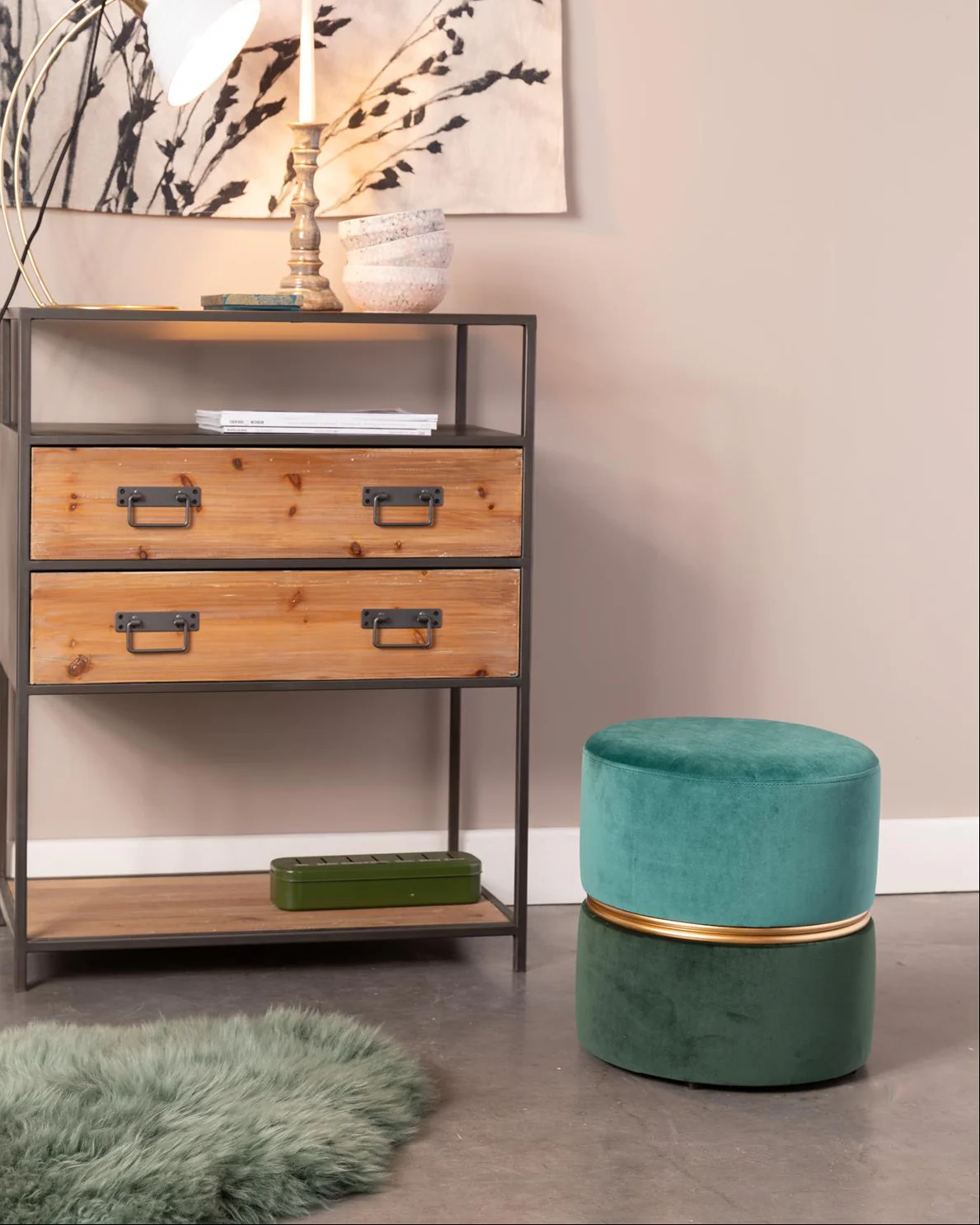 Bubbly Stool- Forest Green - Image 3