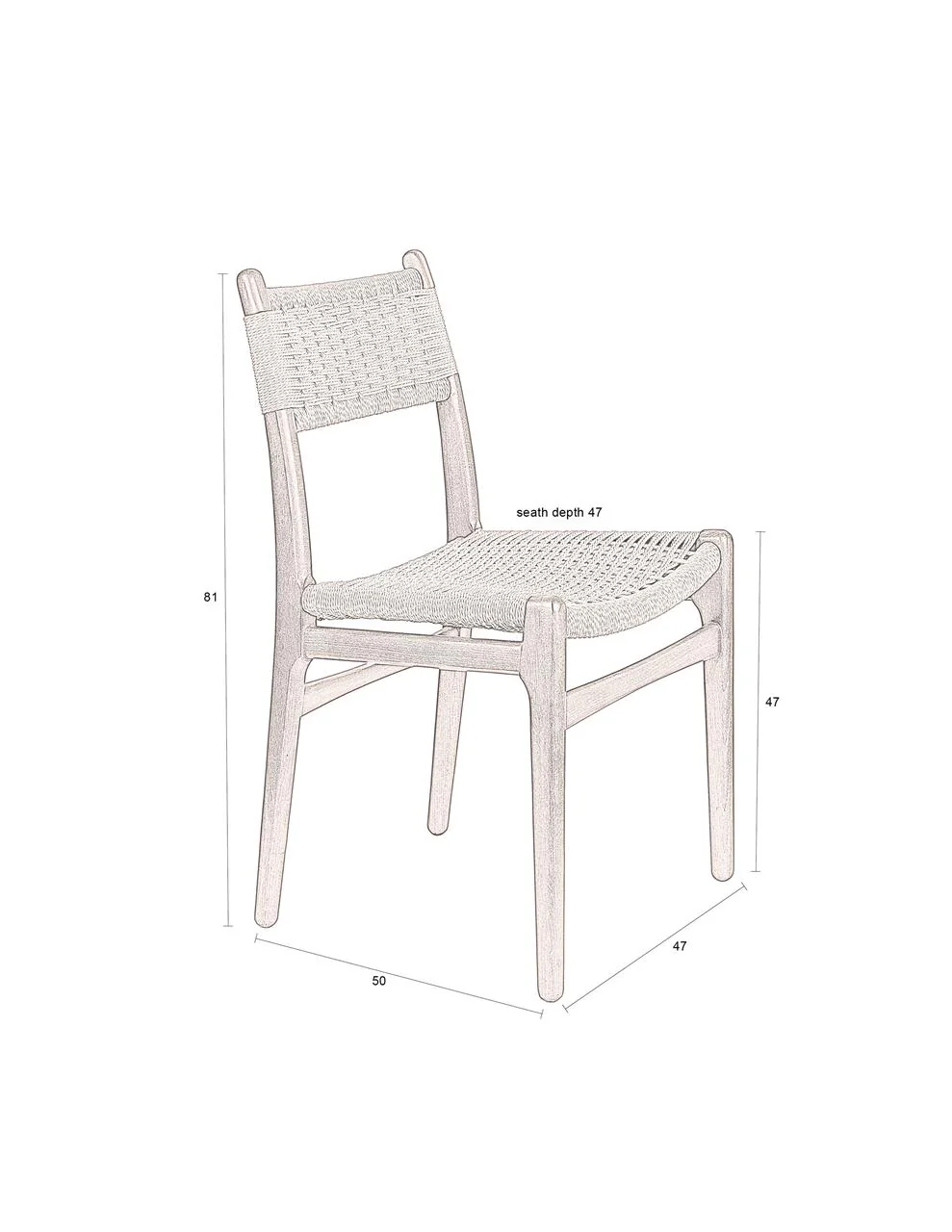 Chair Cecile Walnut - Image 11
