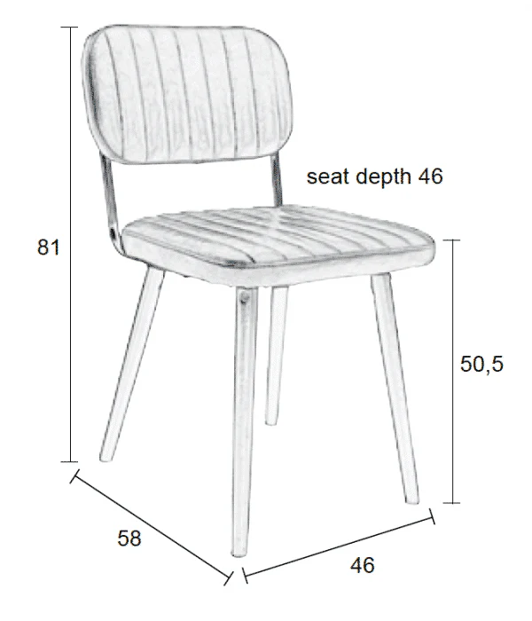 Jake Worn Brown Chair - Image 6