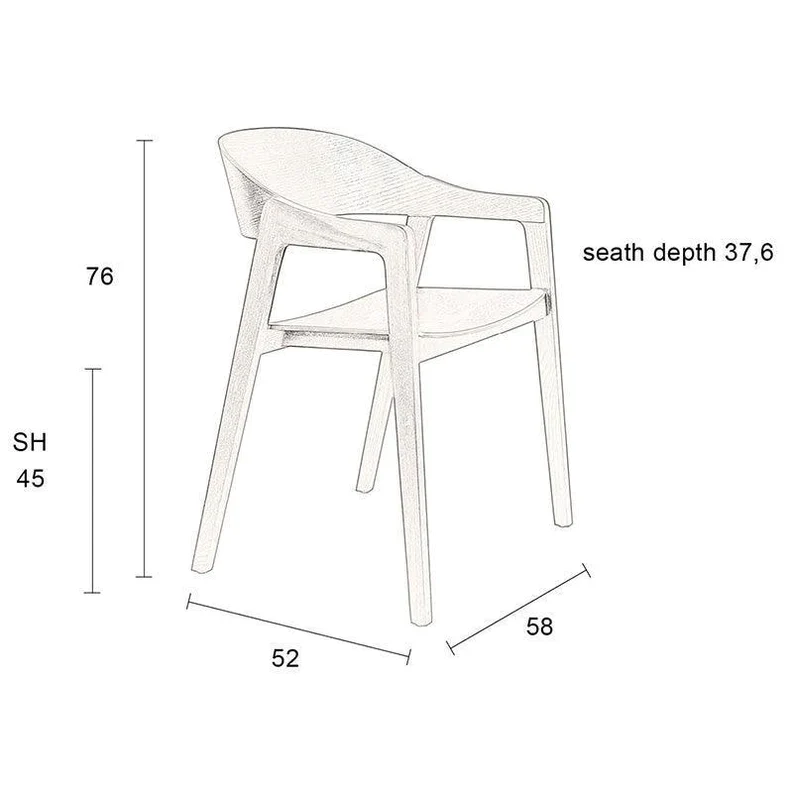 Chair Westlake Walnut - Image 7