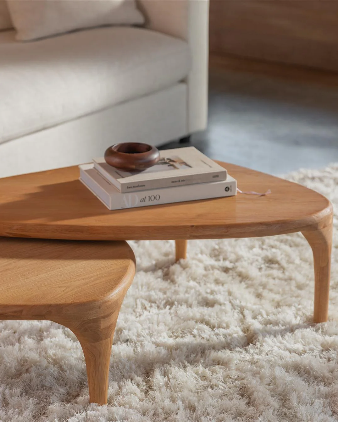 Coffee Tables Isla Set of 2- Natural - Image 2