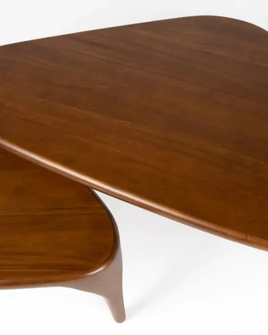 Coffee Tables Isla Set of 2- Walnut - Image 4