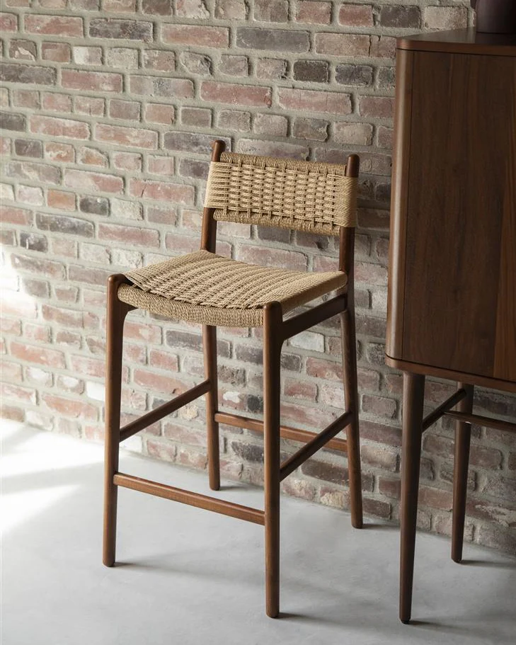 Counter Stool Cecile- Walnut - Image 2