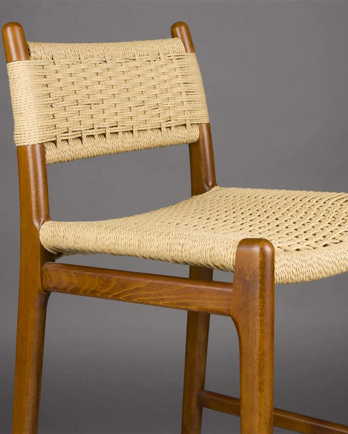 Counter Stool Cecile- Walnut - Image 3