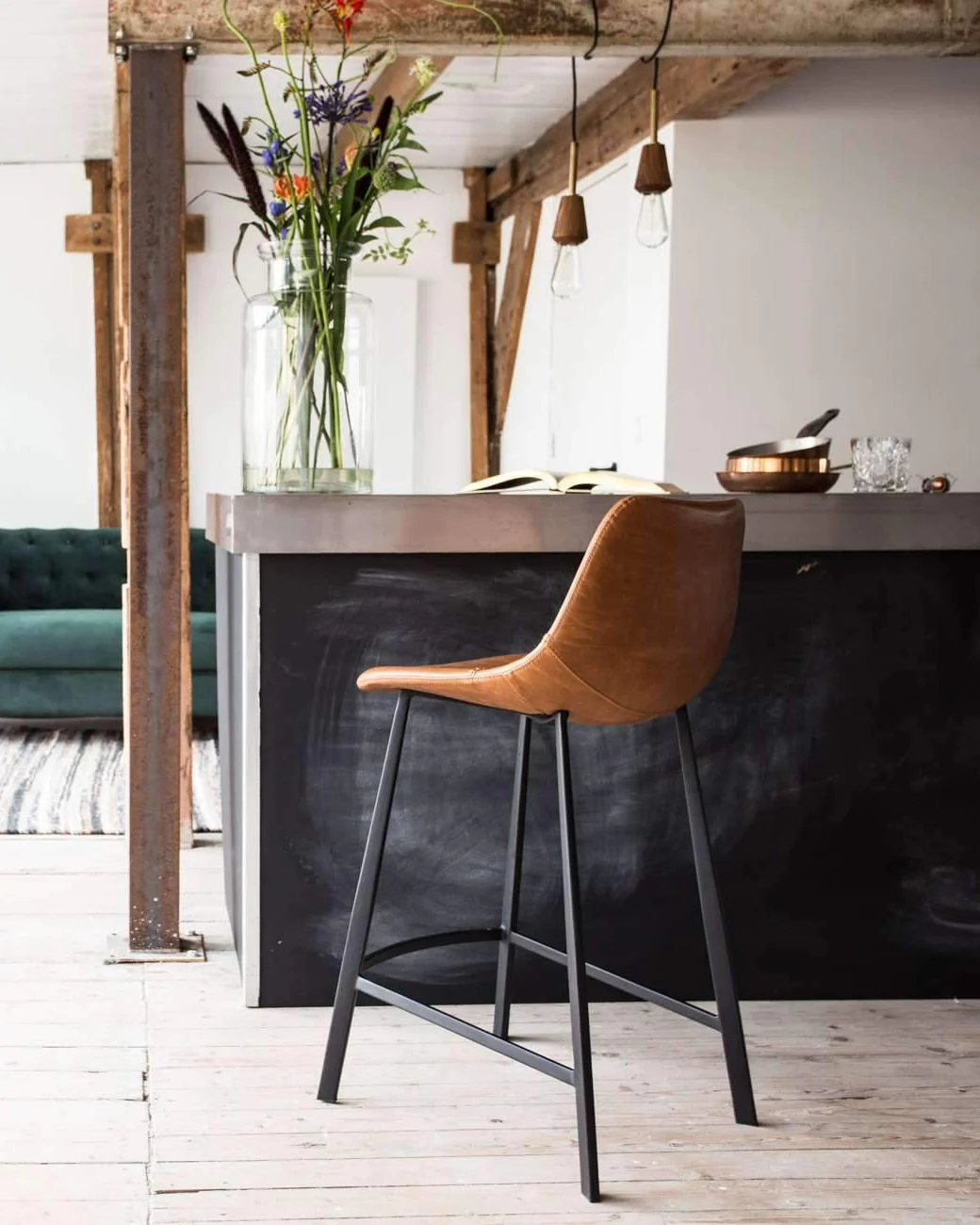 Counter Stool Franky- Brown - Image 5