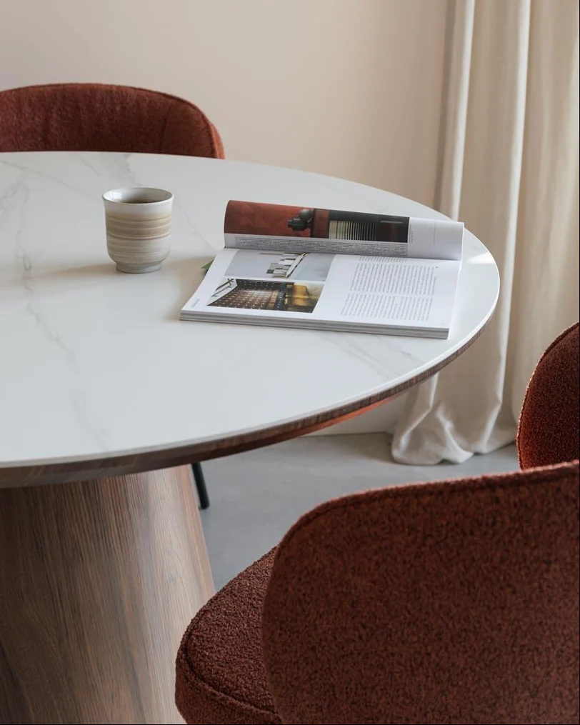 Dining Table Almira Oval- 200 Walnut - Image 2