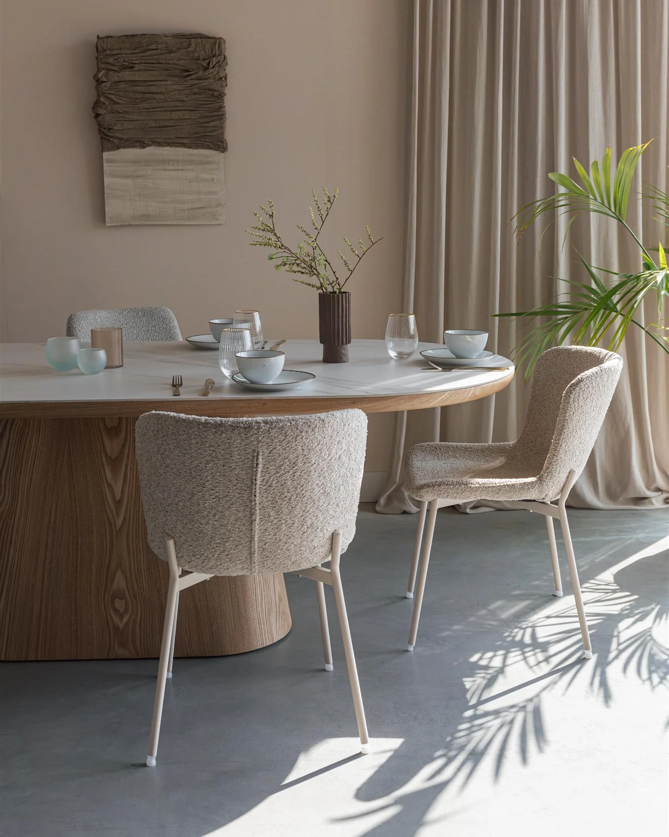 Dining Table Almira Oval- 200 Oak - Image 2