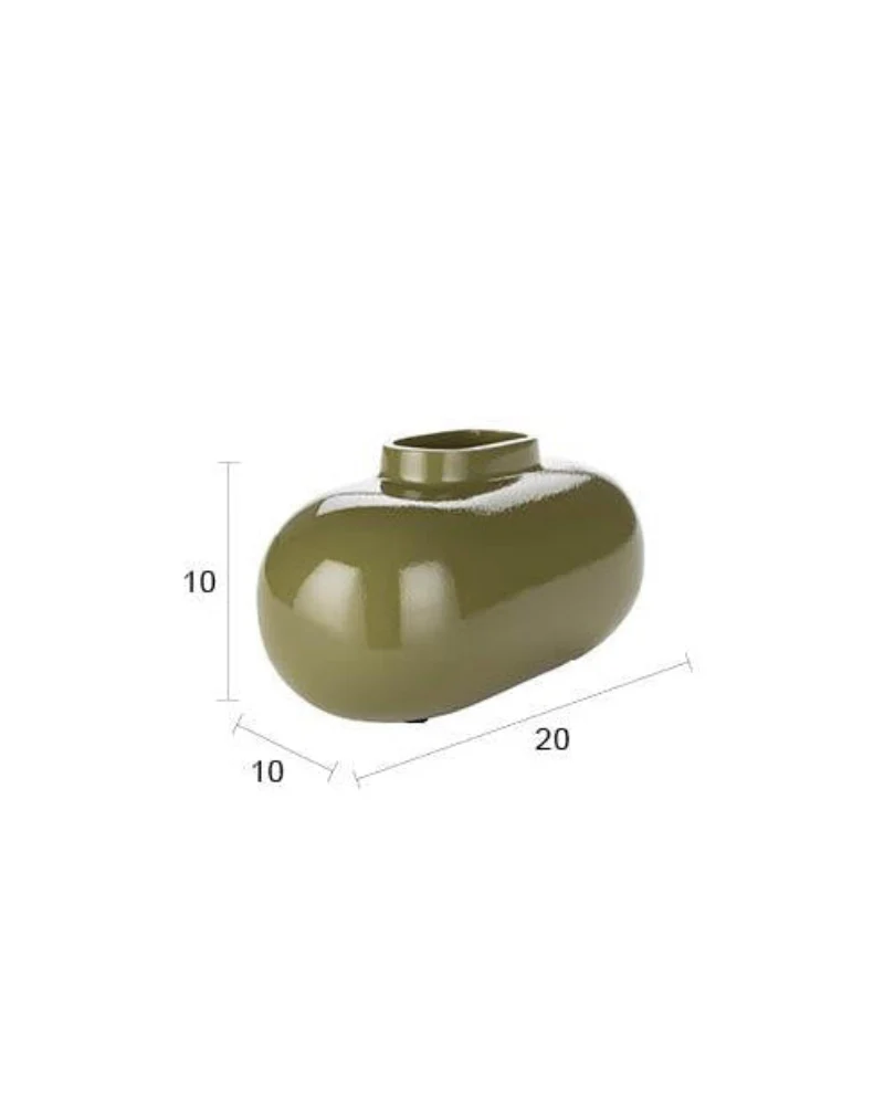 Droplet Vase Green- Medium - Image 3