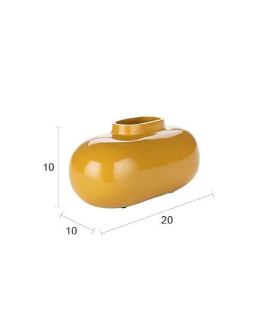 Droplet Vase Medium Yellow - Image 3