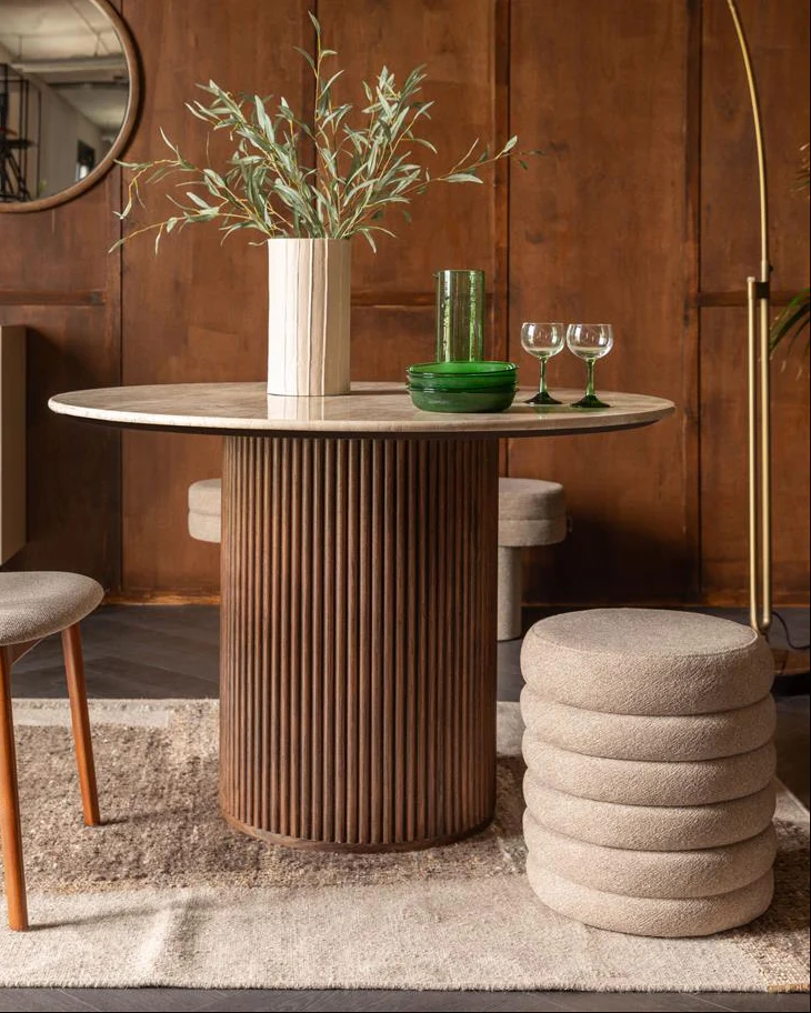 Stool Fern- Beige - Image 4