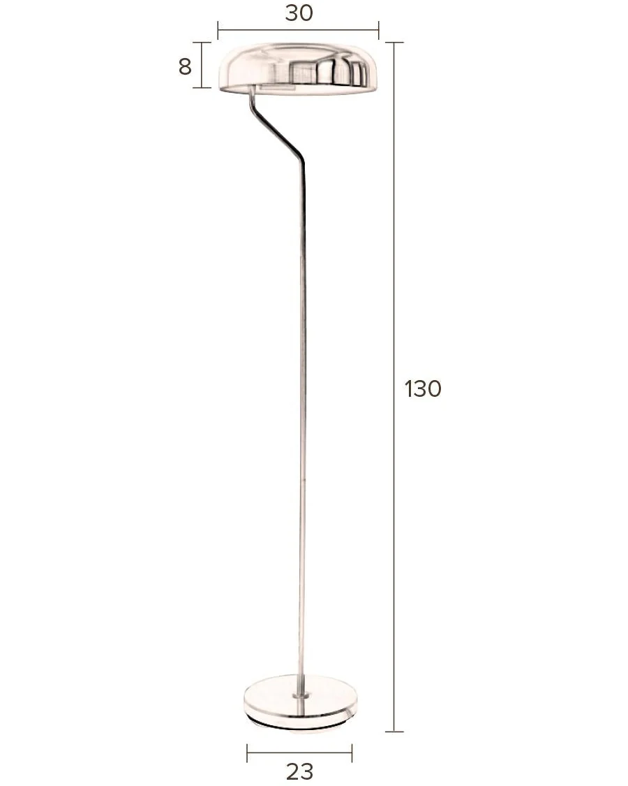Floor Lamp Eclipse- Black - Image 5