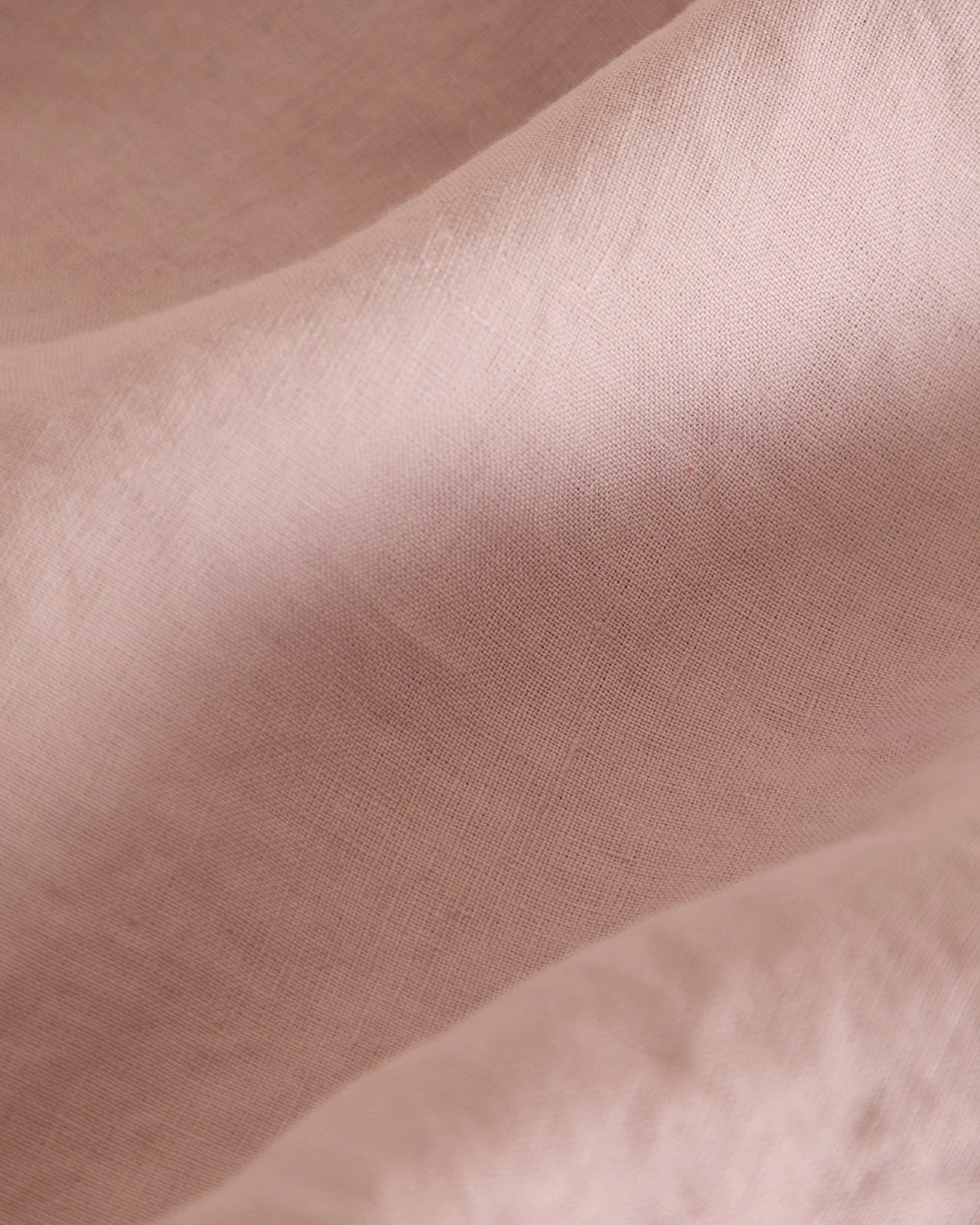 Foxford Blush Pure Linen Fitted Sheet - Image 3