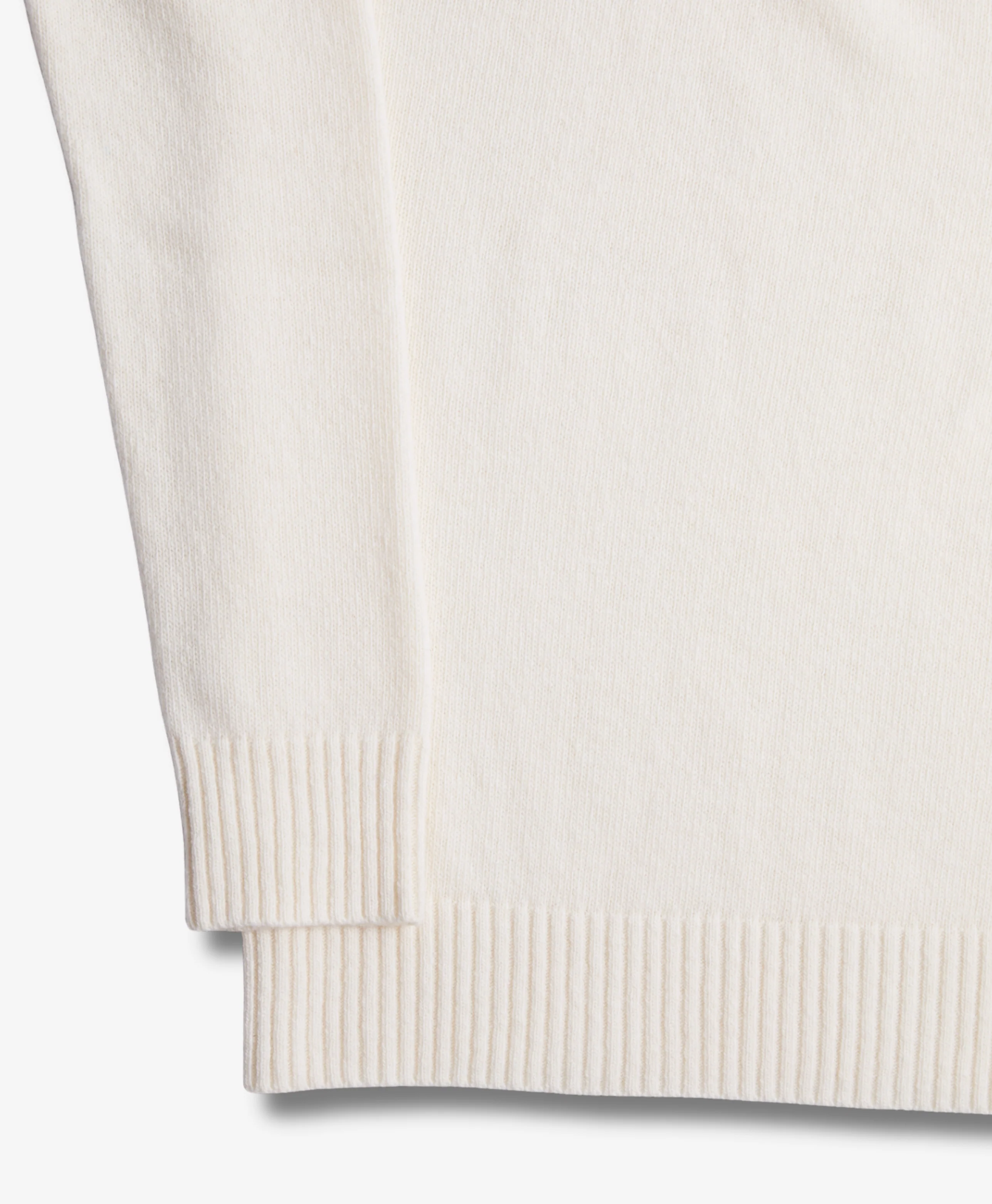 Foxford Classic Natural Lambswool V-Neck - Image 2