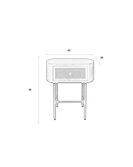 Bedside Table Emily - Image 5