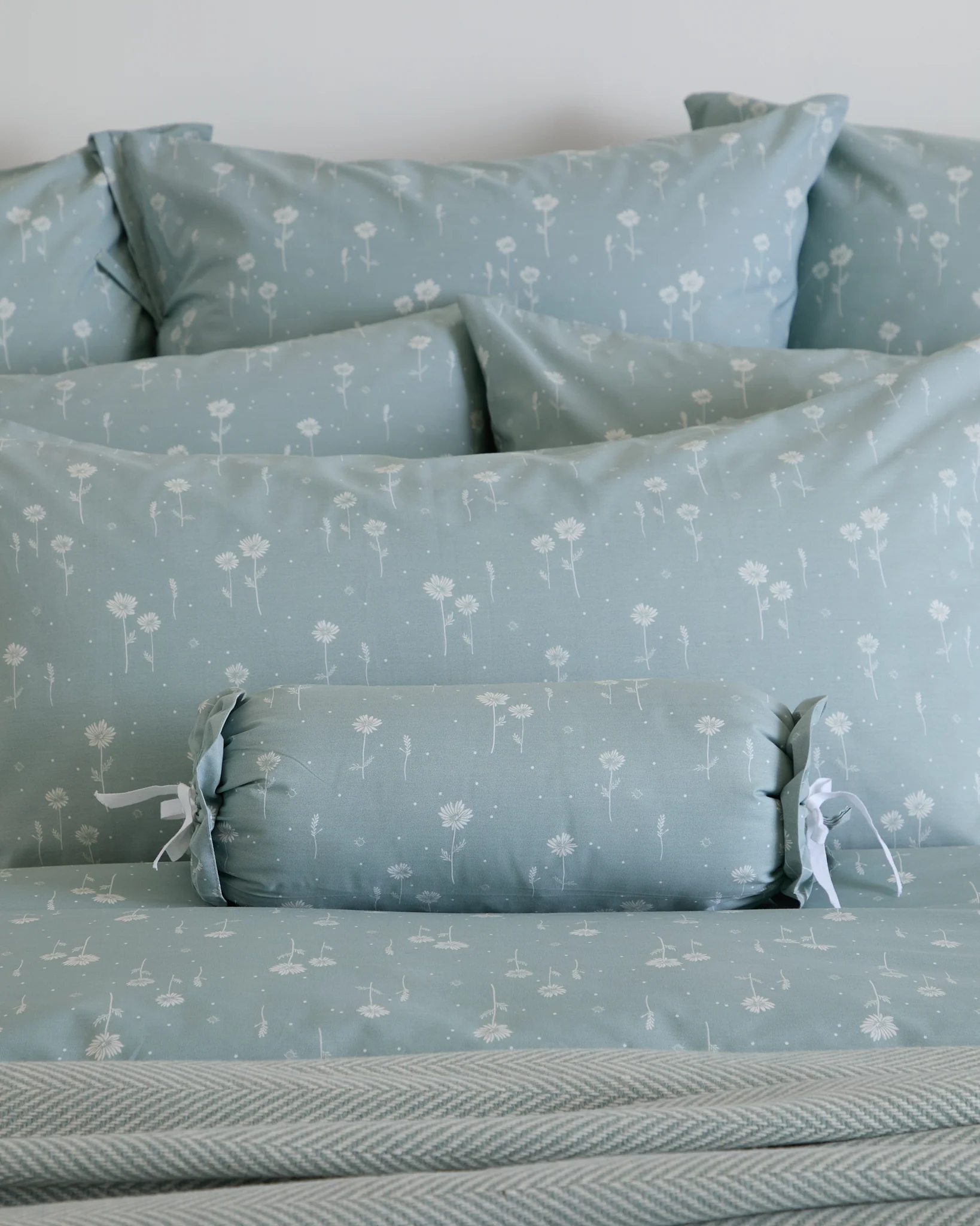 Foxford Lady Daisy Bolster Cushion - Image 3