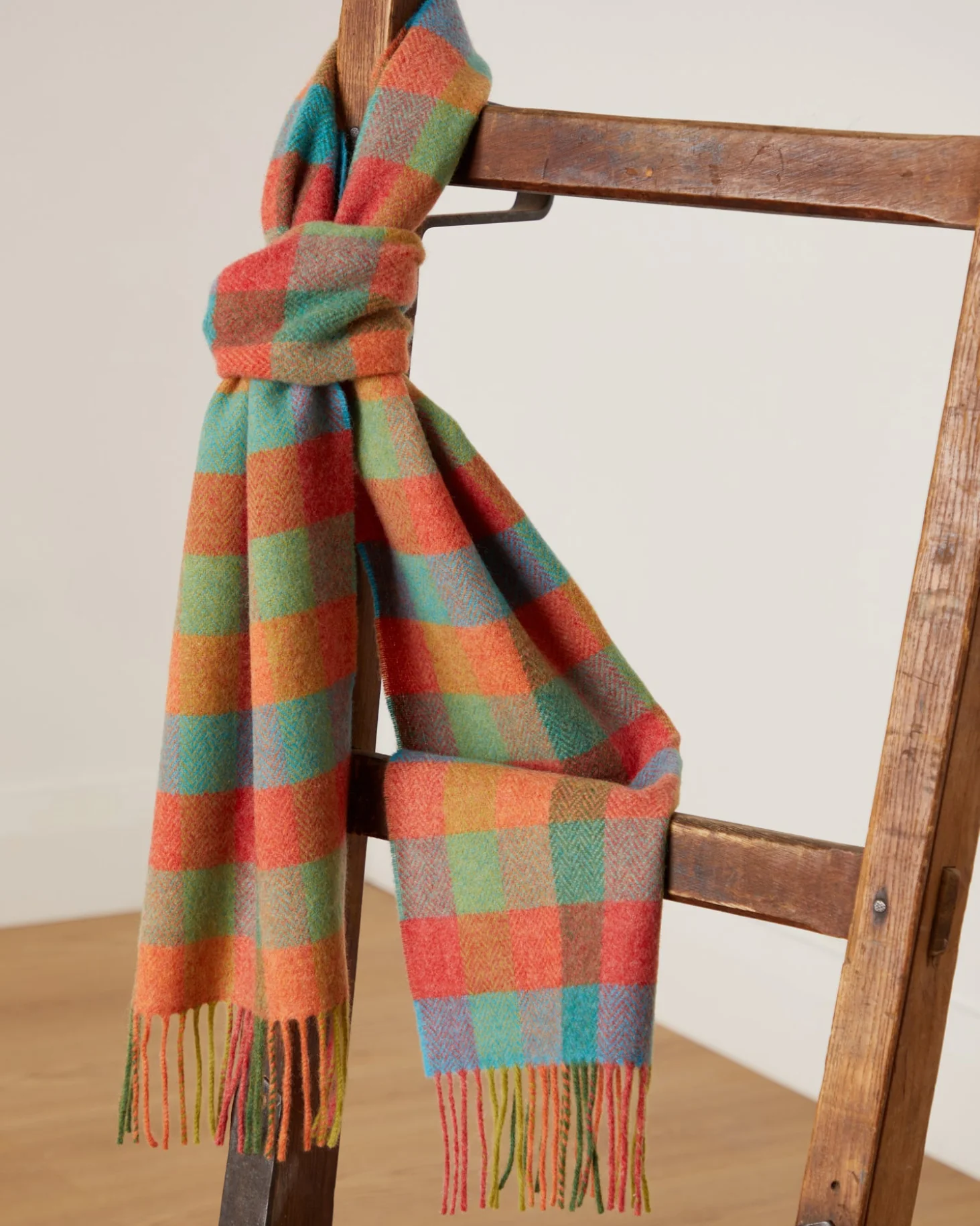 Foxford Multi-Colour Lambswool Scarf - Image 3