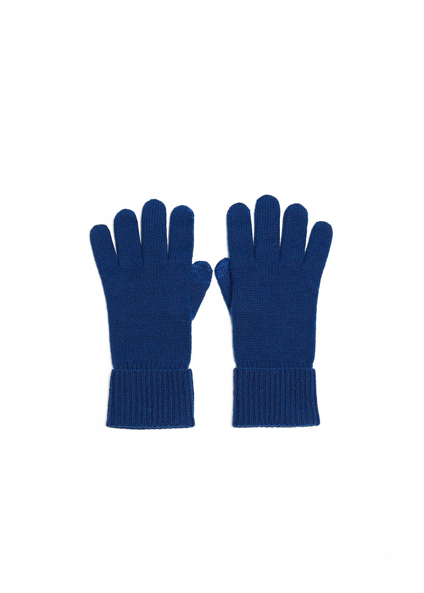 Foxford Navy Cashmere Gloves - Image 2