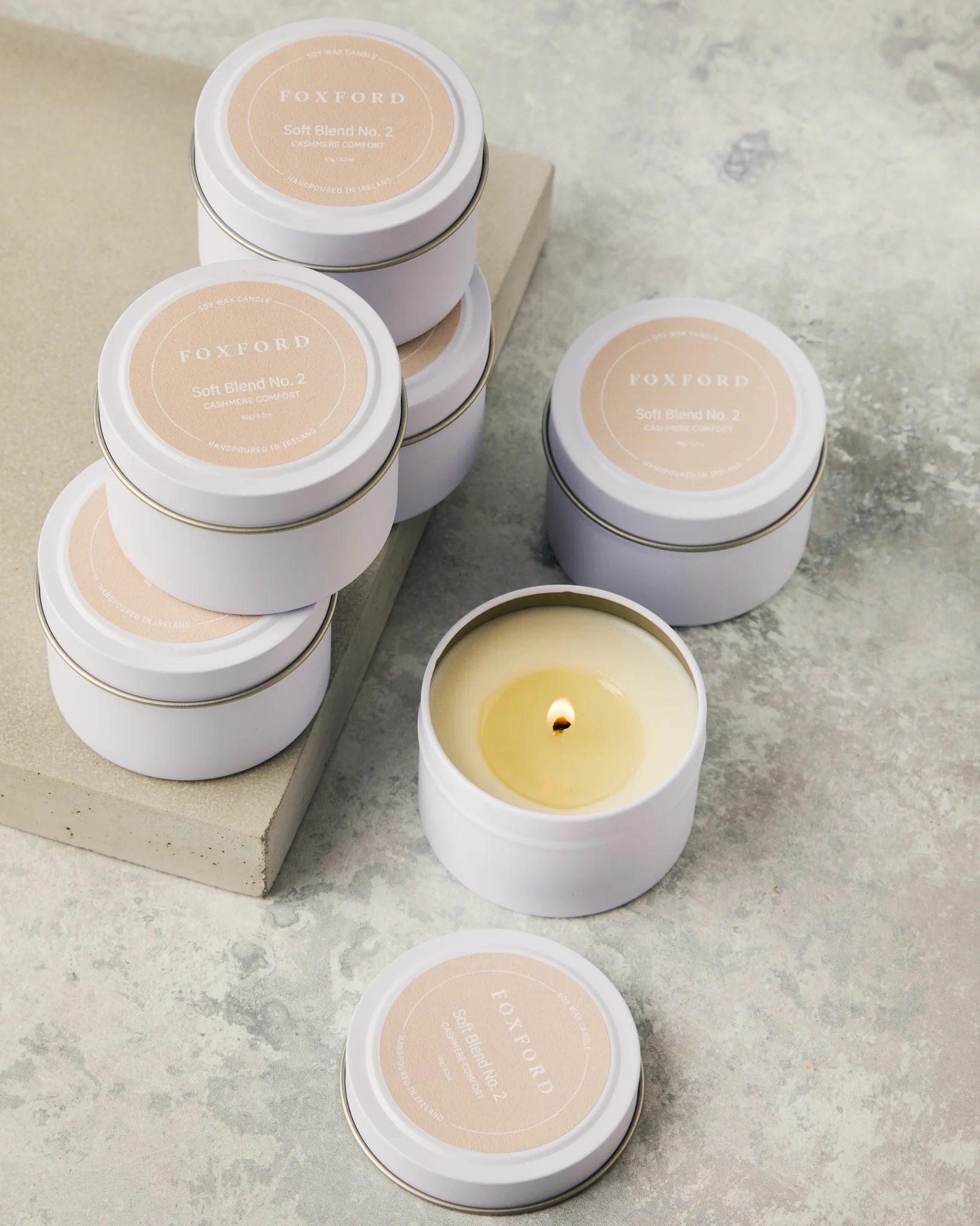 Foxford No.2 Cashmere Travel Candle 90g