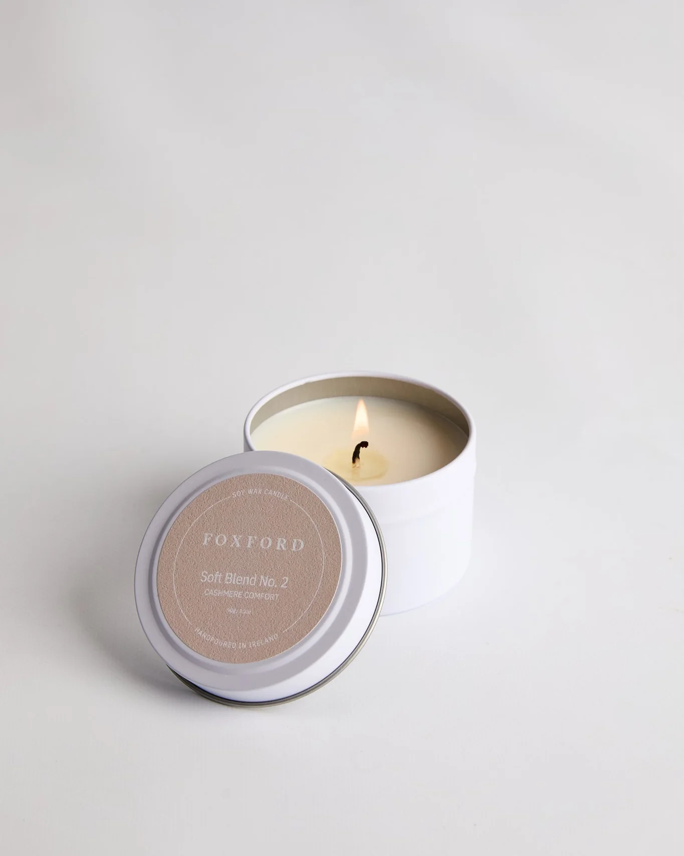 Foxford No.2 Cashmere Travel Candle 90g - Image 2