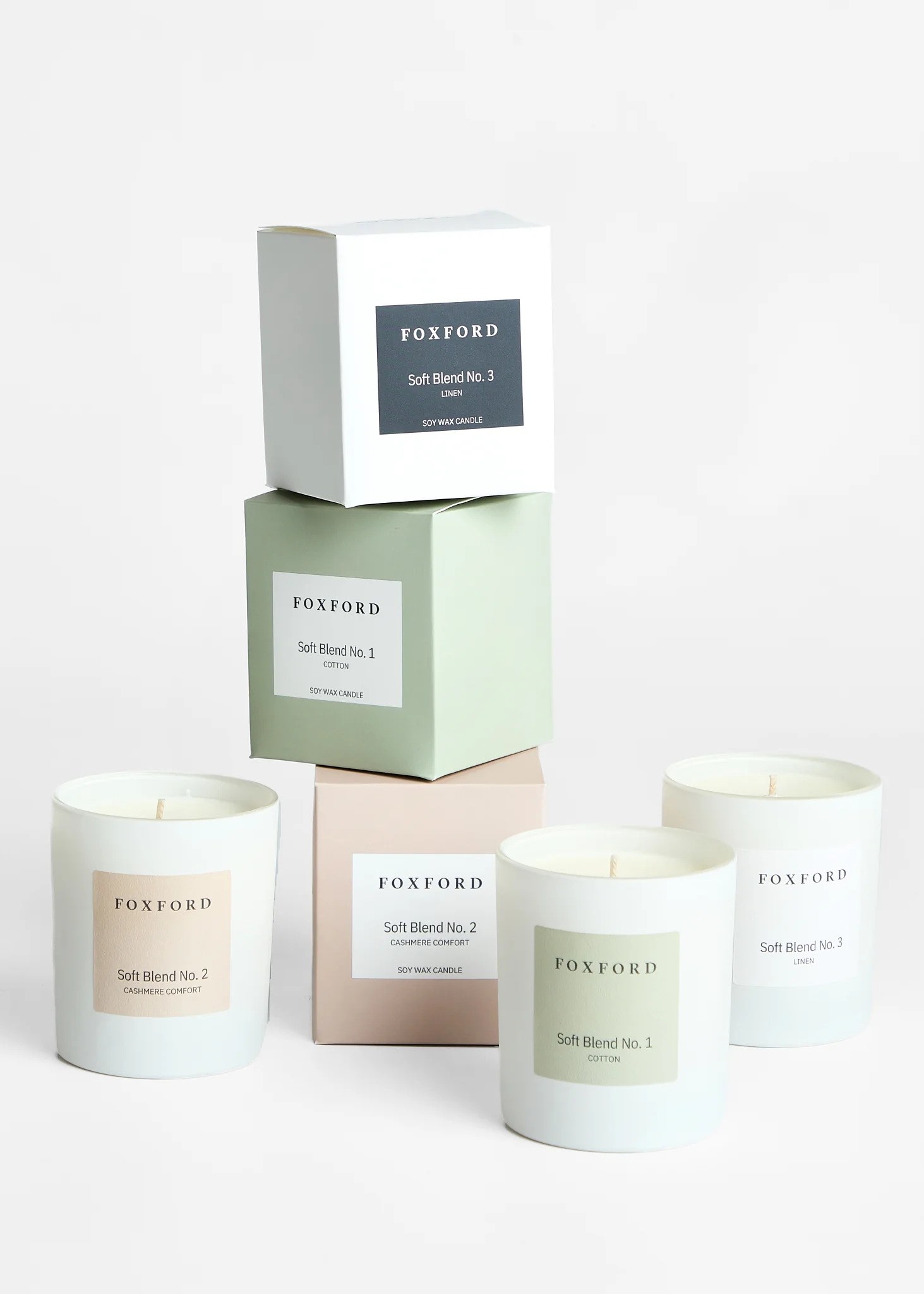 Foxford Soft Blend No. 1 Cotton Candle - Image 5