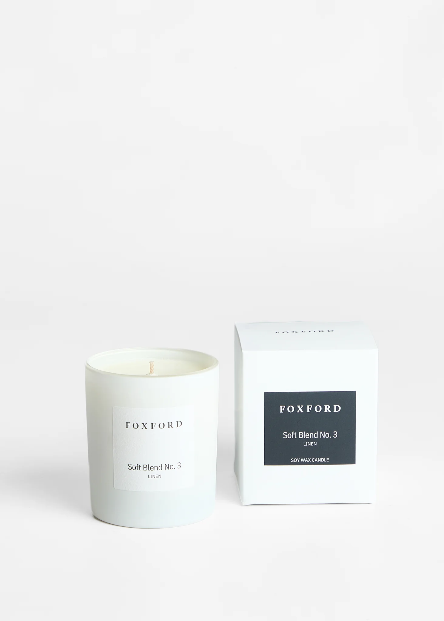 Foxford Soft Blend No. 3 Linen Candle - Image 4