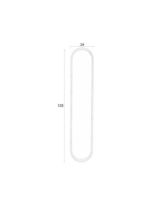 Foxford Vintage Mirror- Oblong - Image 4