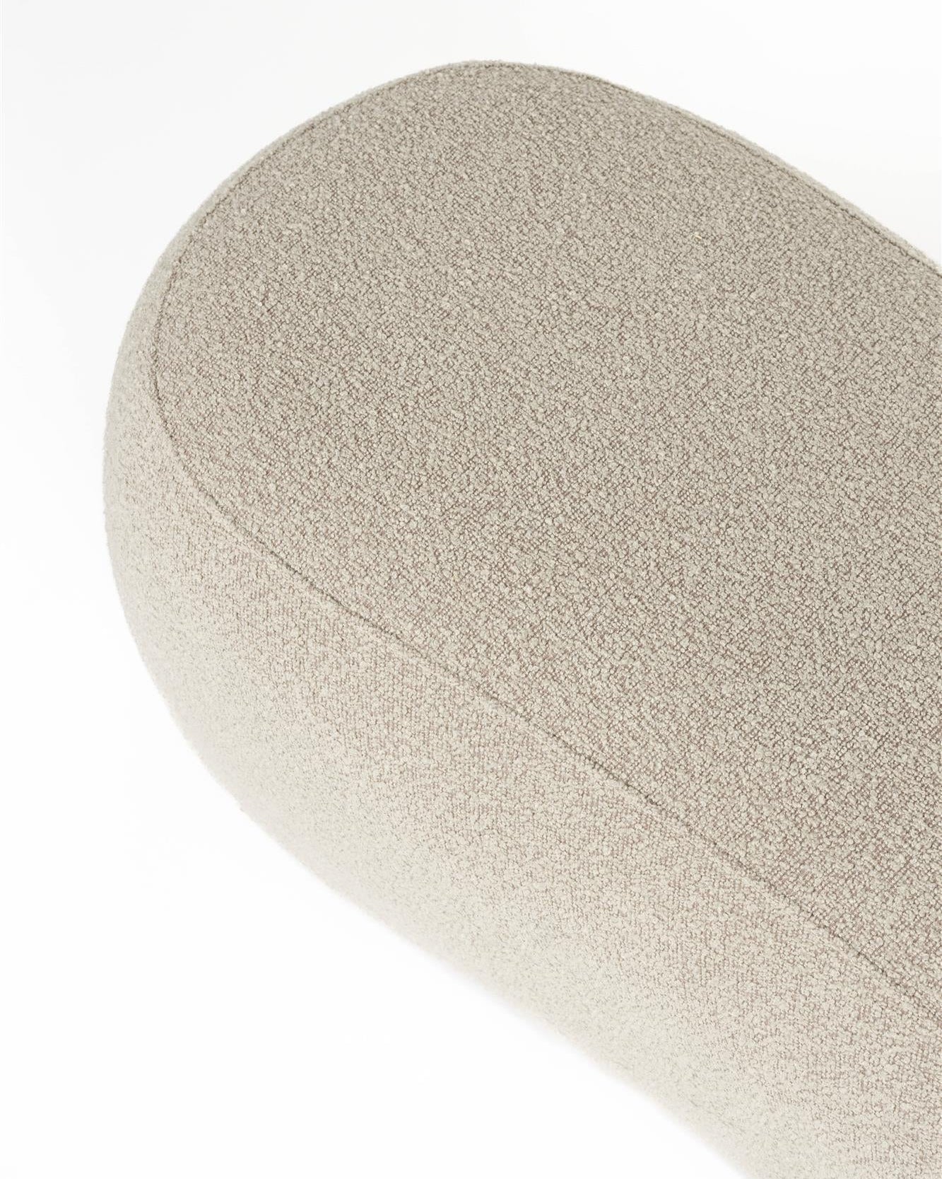 Foxford Cloud Bouclé Hocker Beige - Image 3