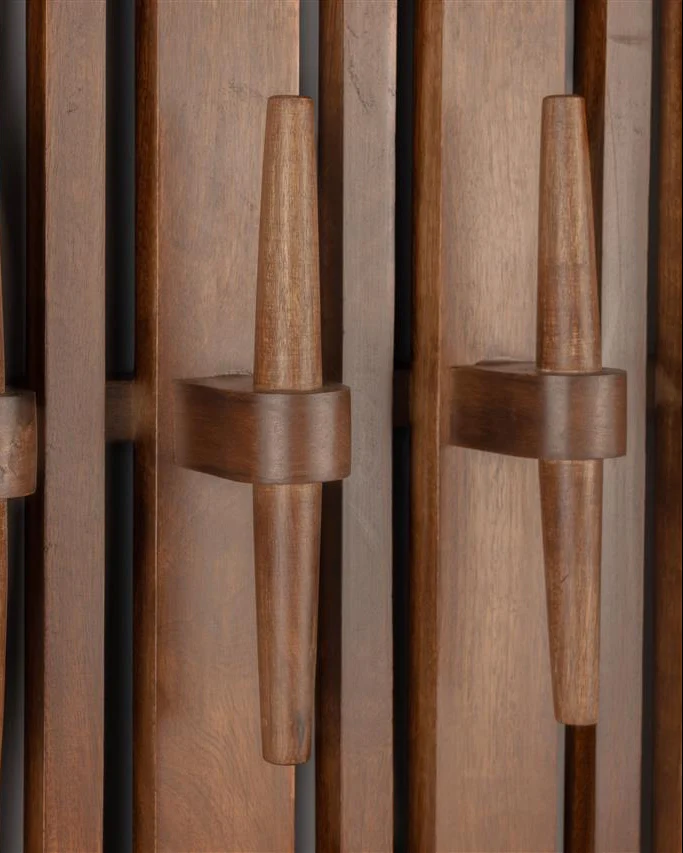 Jakub Walnut Coat Rack Shelf - Image 5