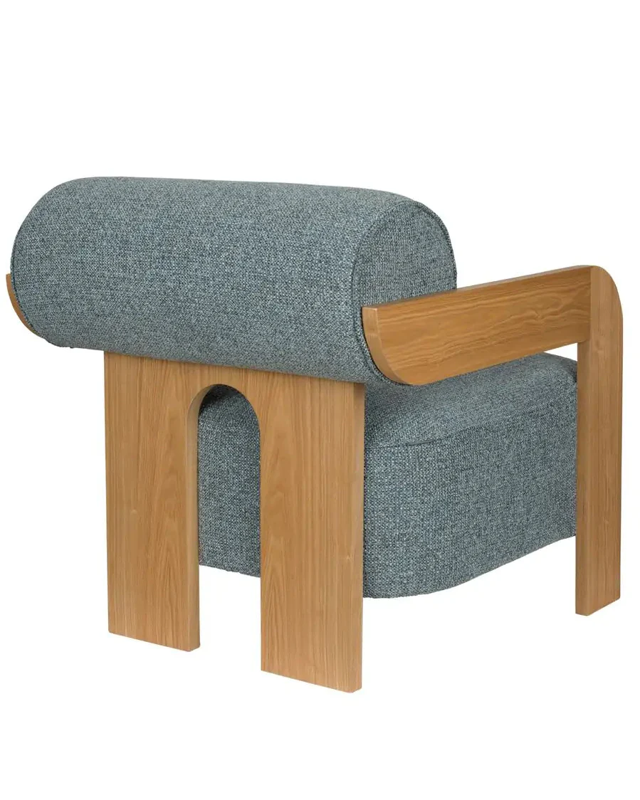 Lounge Chair Oolong- Blue - Image 3