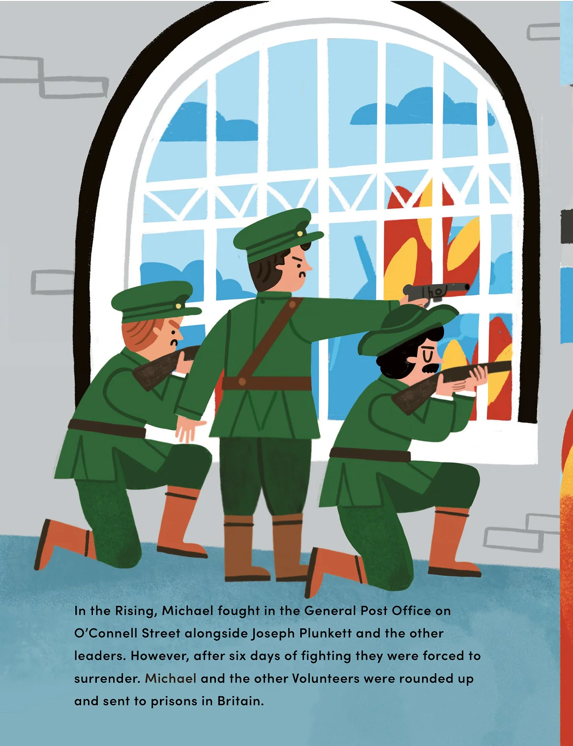 Michael Collins: Soldier and Peacemaker- Children's Book - Image 4