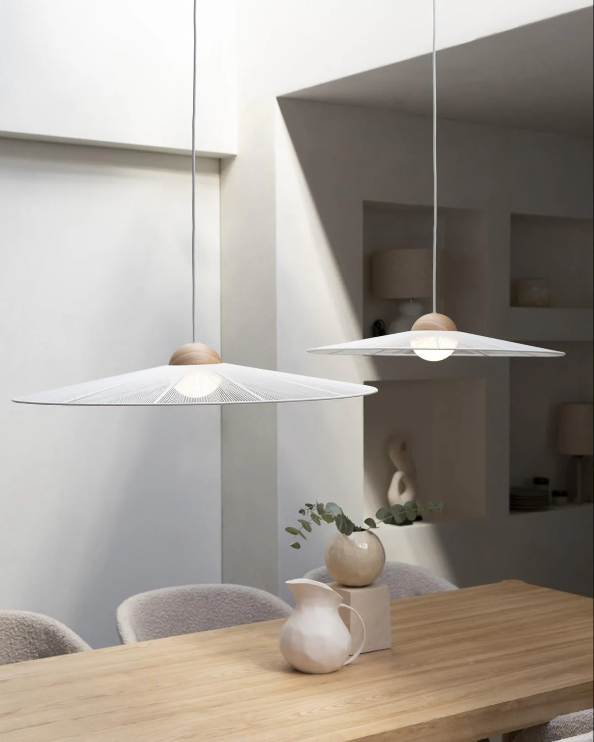 Pendant Light Belle- Small Beige - Image 2