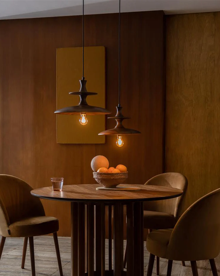 Pendant Light Cath Walnut- Large - Image 3