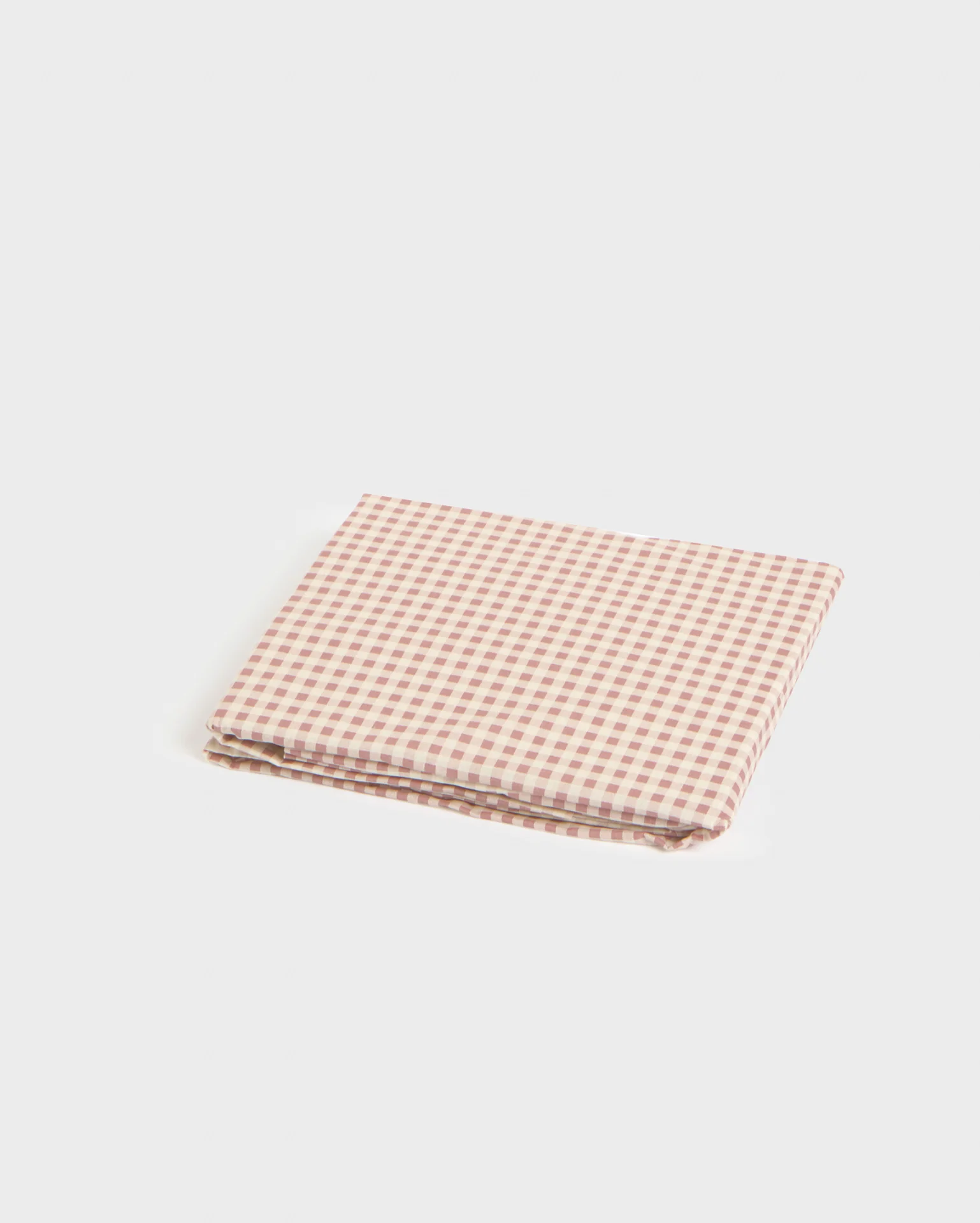 Foxford Poppy Red Gingham Fitted Sheet - Image 3