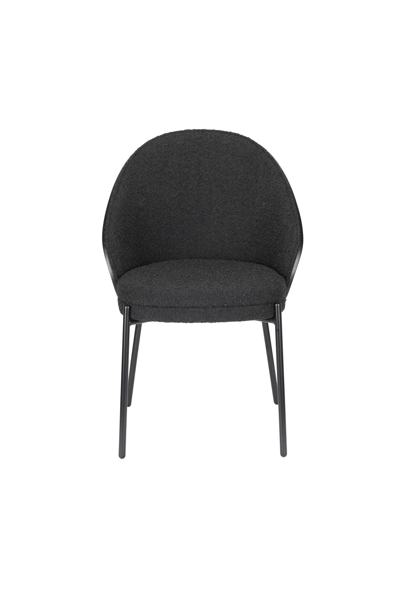 Rodin Chair Bouclé Black - Image 3