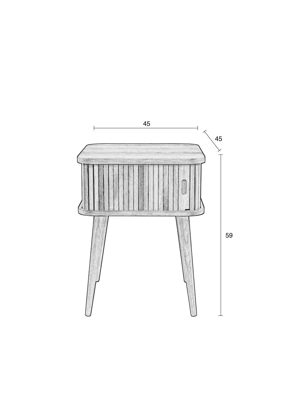 Side Table Barbier- Natural - Image 5