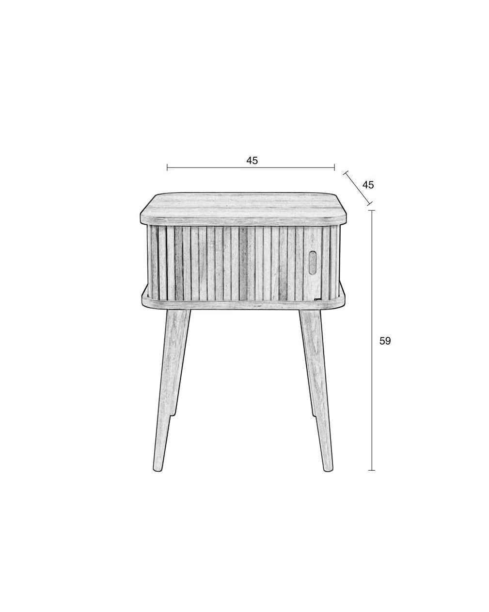 Side Table Barbier- Black - Image 5