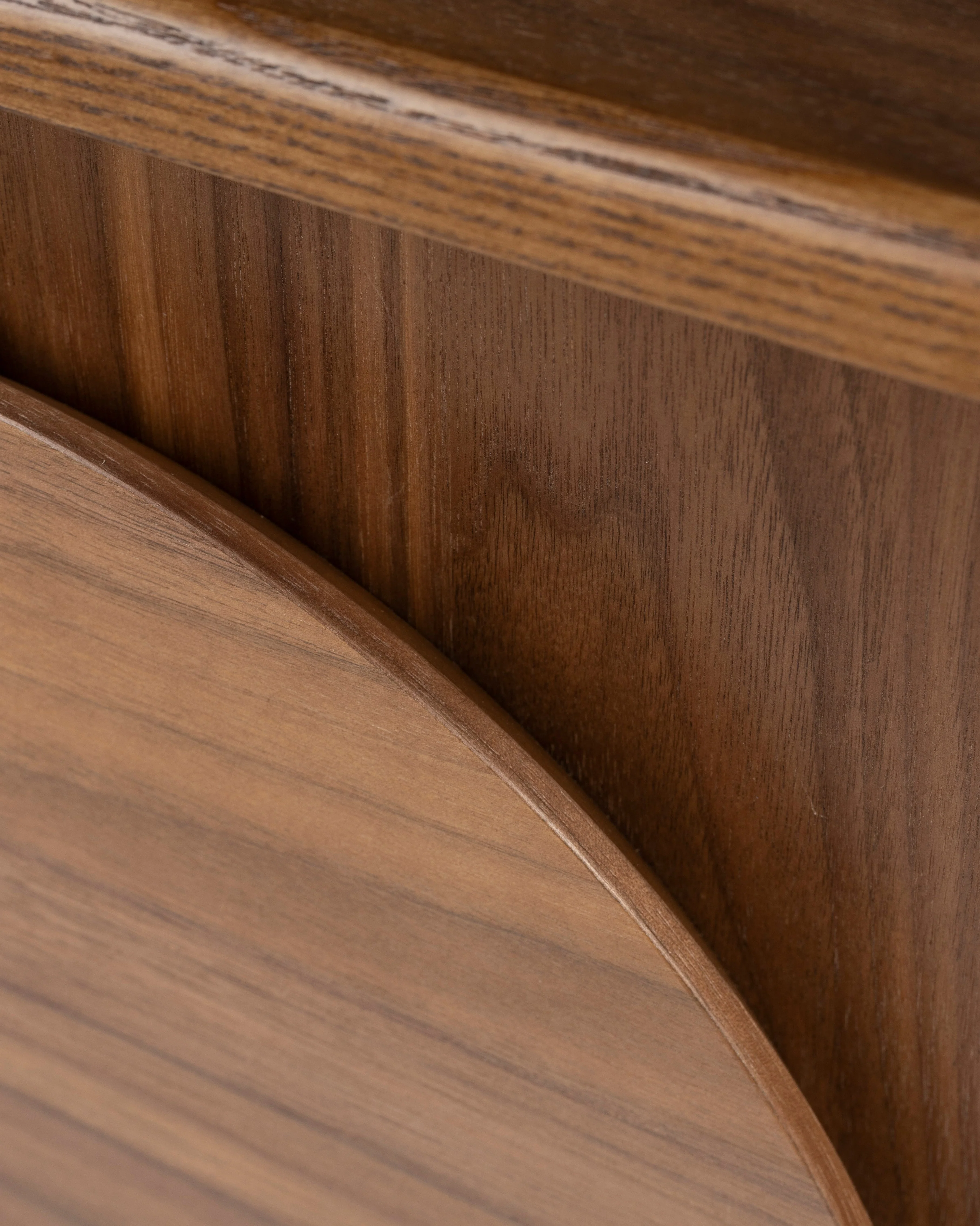 Bedside Table Groove- Walnut - Image 4