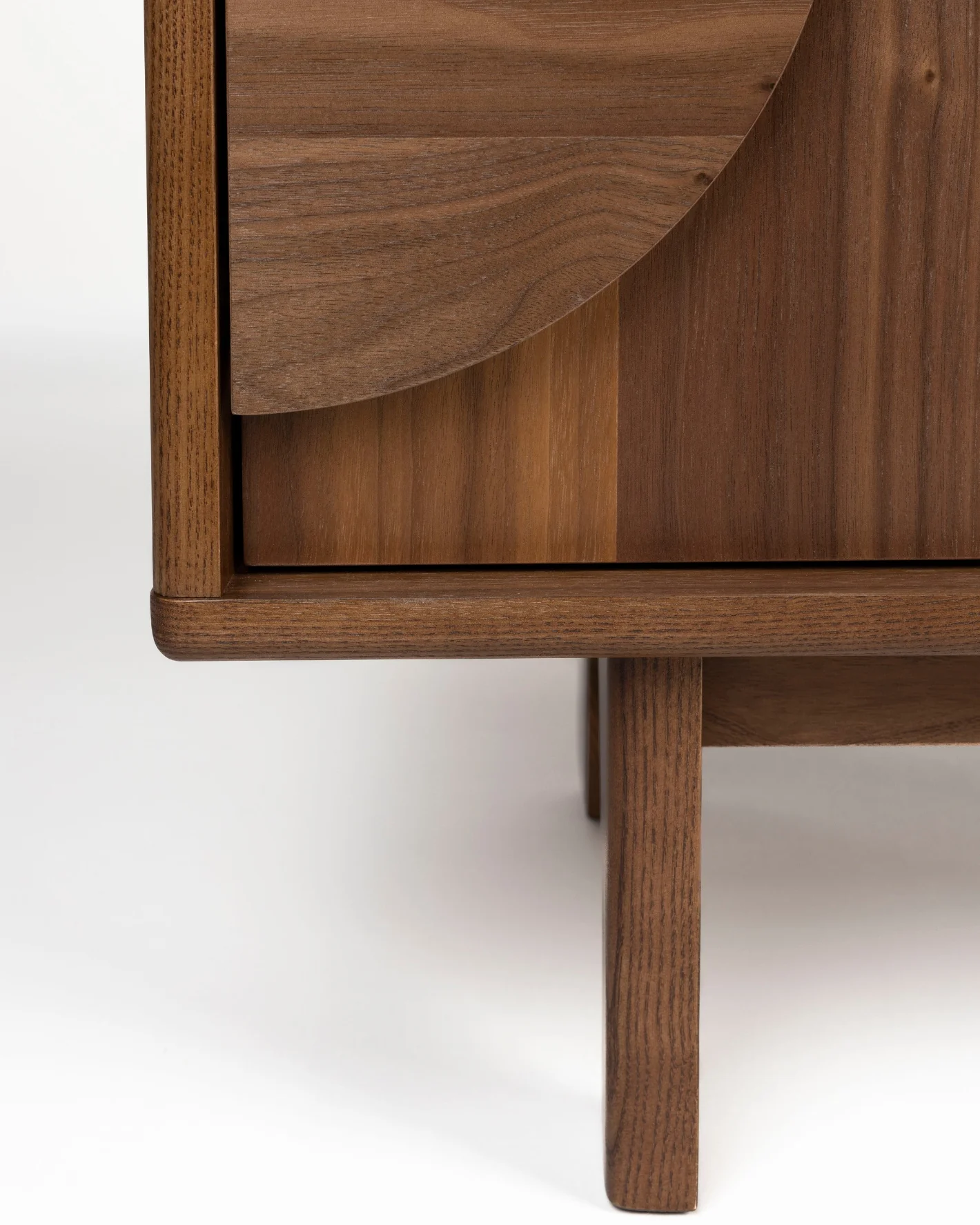 Sideboard Groove 2 Door- Walnut - Image 4