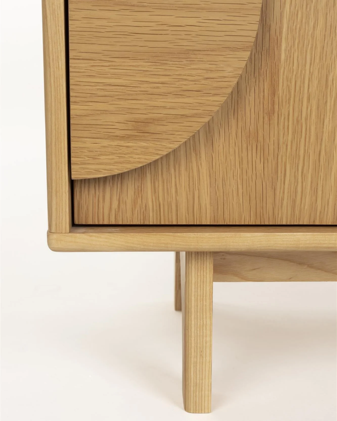 Sideboard Groove 2 Doors- Natural Oak - Image 4