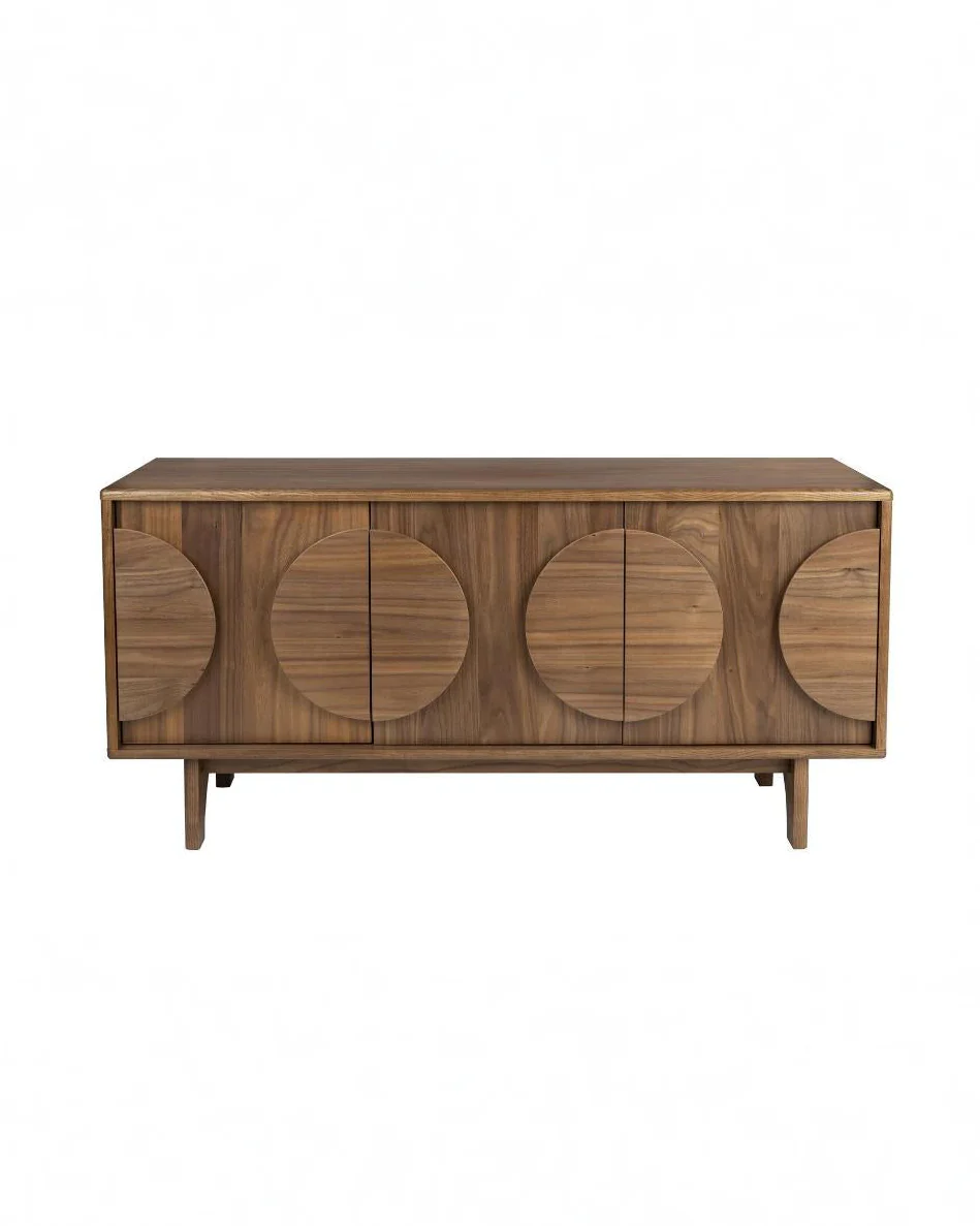 Sideboard Groove 3 Door- Walnut - Image 4