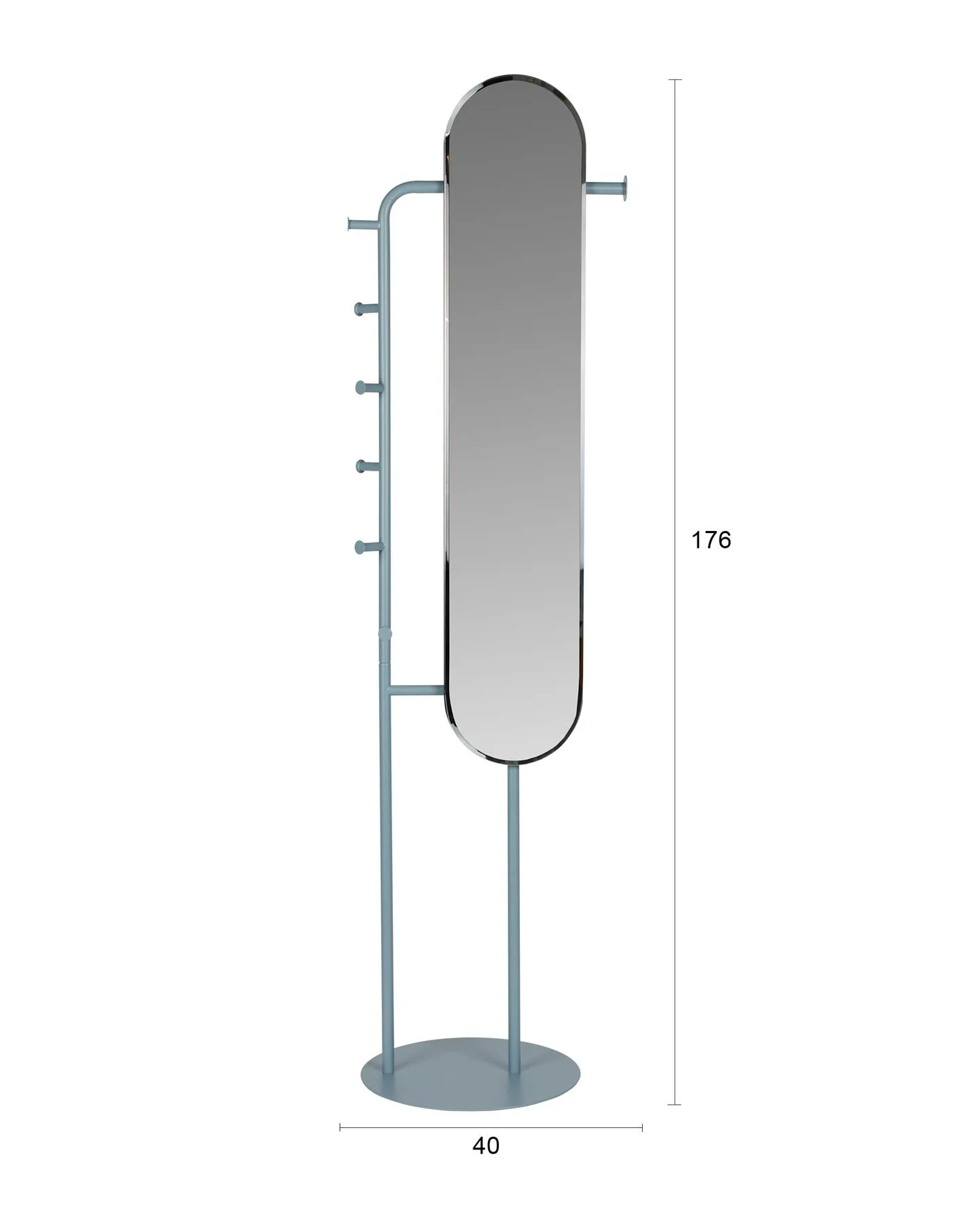Standing Mirror Vero Blue - Image 5