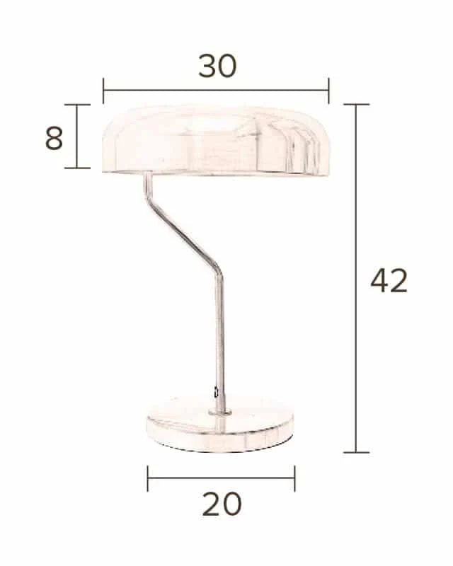 Table Lamp Eclipse- Brass - Image 5