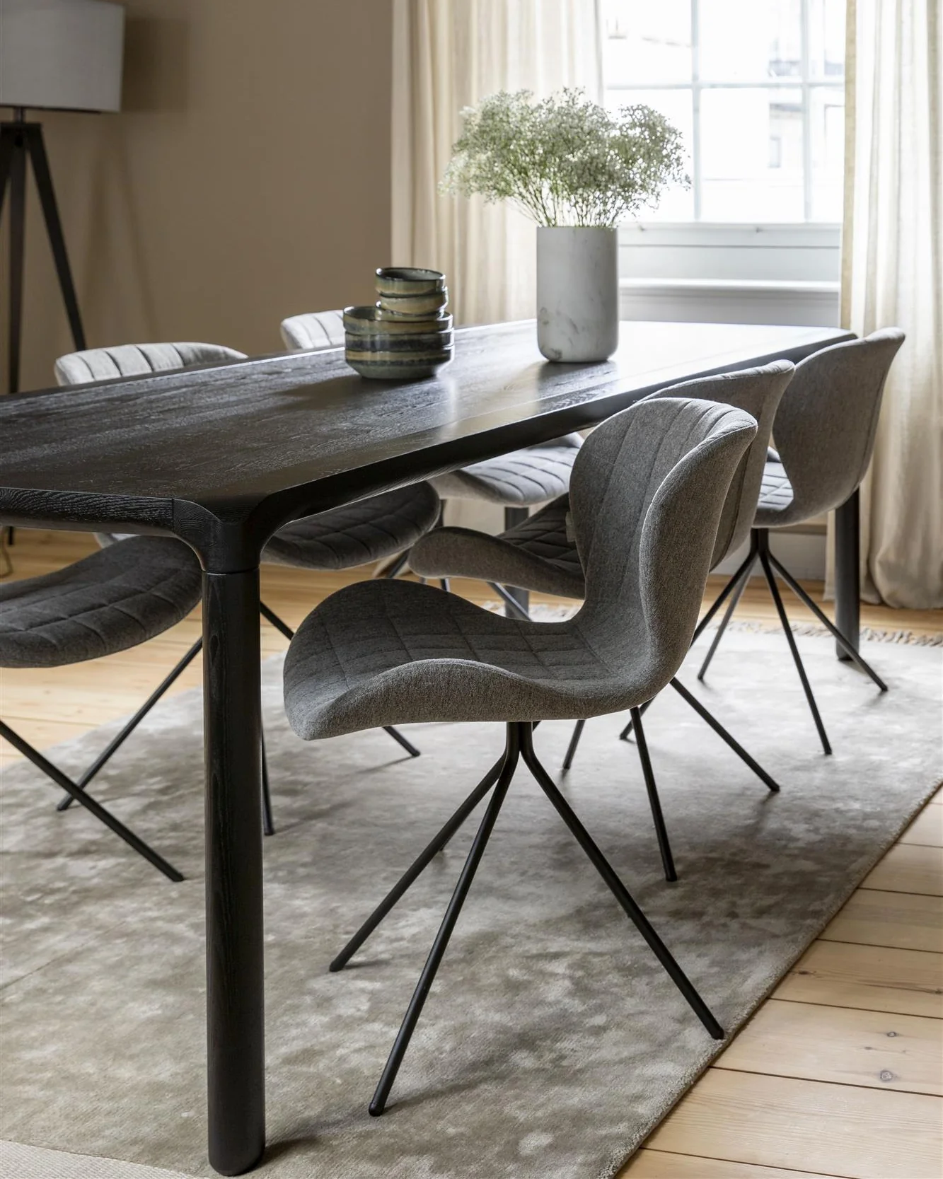 Dining Table Storm- 180x90 Black - Image 2