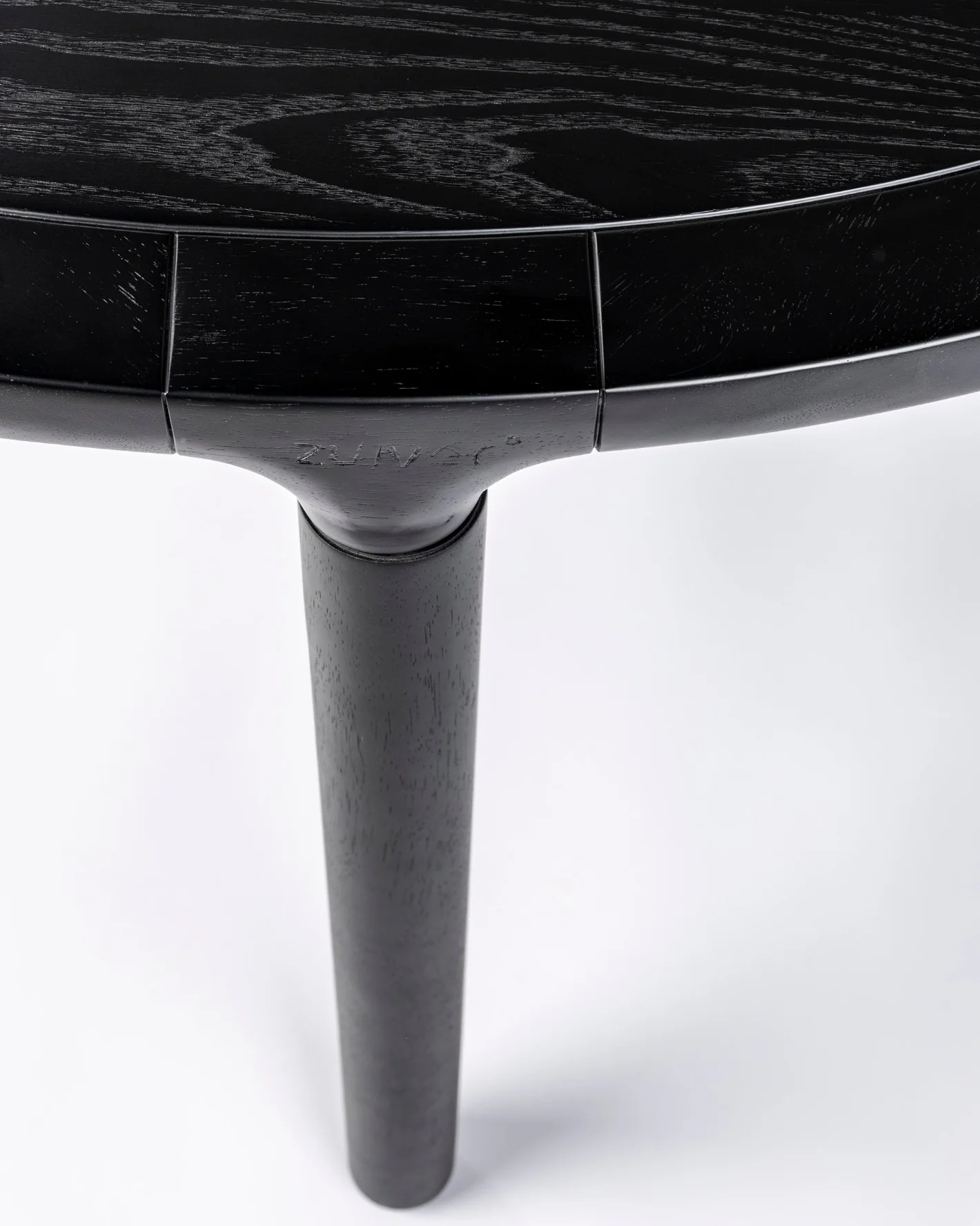 Dining Table Storm Round- Black - Image 3
