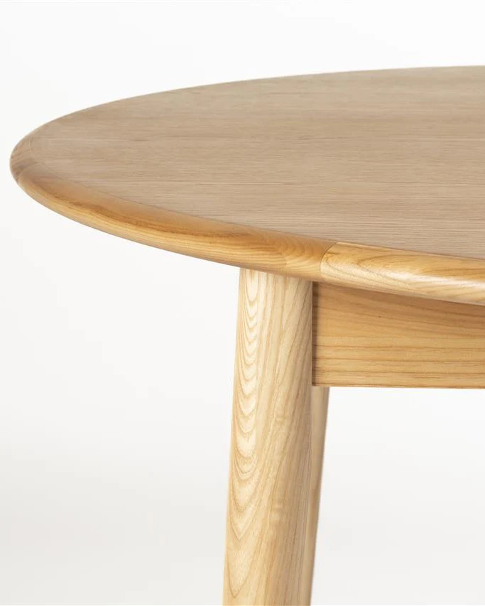 Dining Table Twist Round- Extendable Oak - Image 4