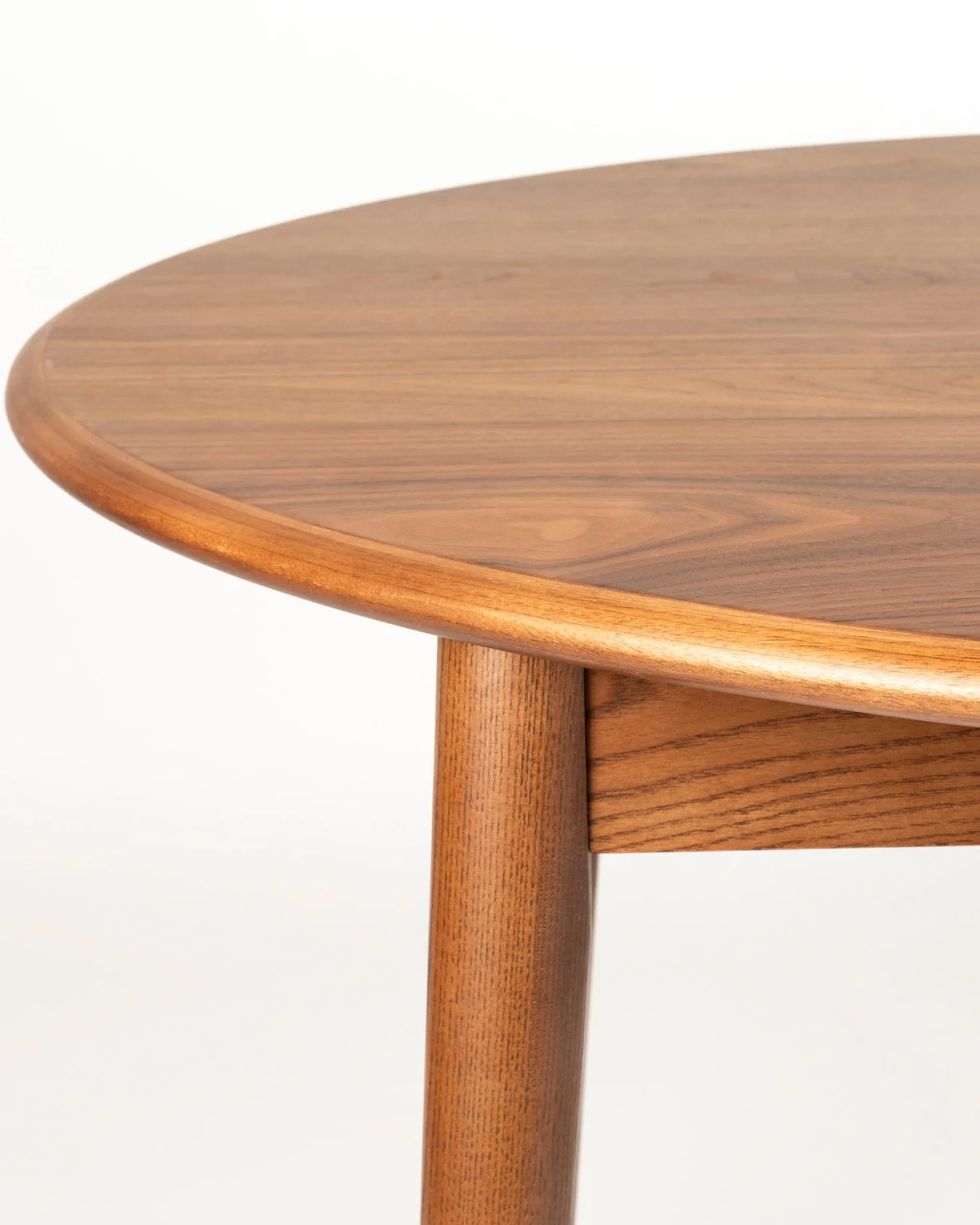 Dining Table Twist Round- Extendable Walnut - Image 3