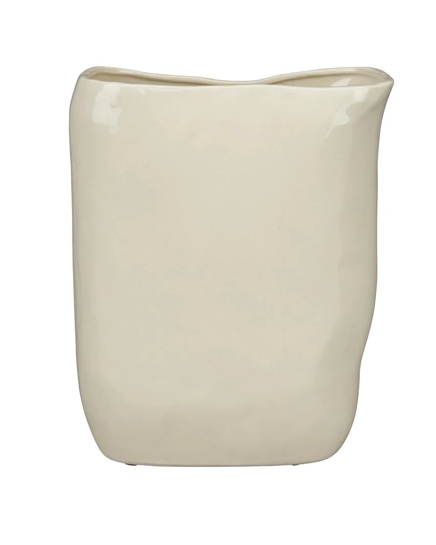Edna Vase Beige - Medium - Image 2