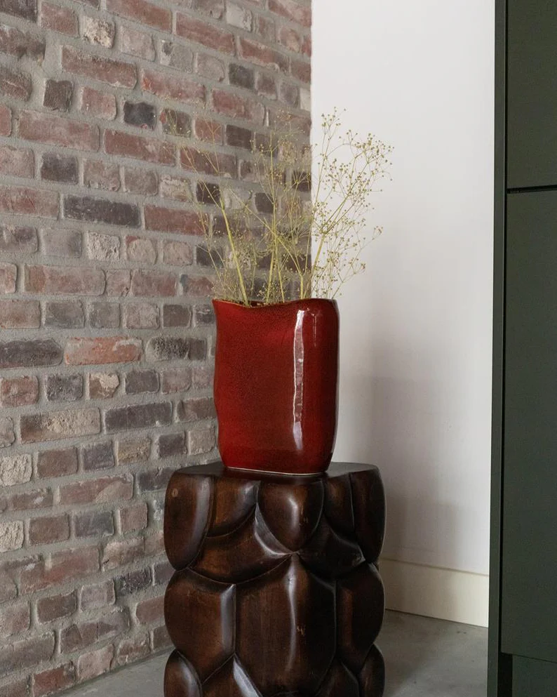 Vase Edna Red- Medium - Image 2